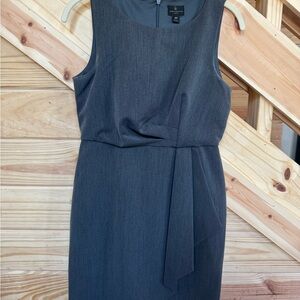 Worthington Charcoal Sleeveless Midi Dress